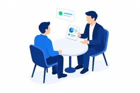 得た視点を自社へ持ち帰る様子のイラスト