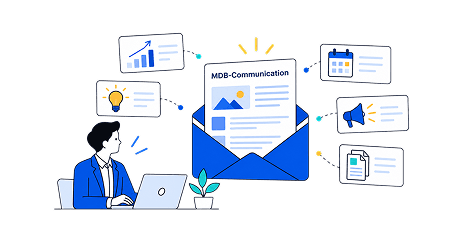 MDB-Communicationの配信内容イメージ