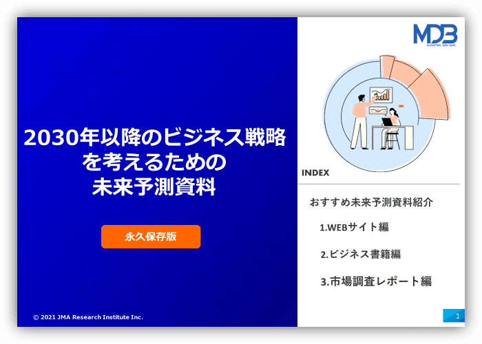 2030年以降のビジネス戦略を考えるための未来予測資料