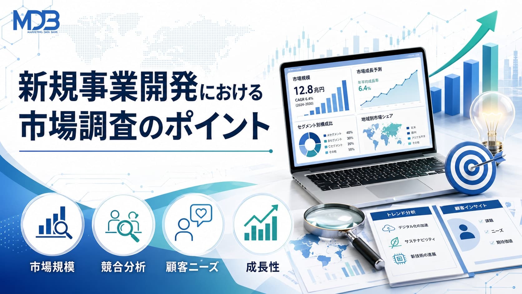 新規事業開発における市場調査のポイント
